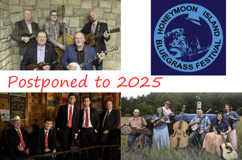 Rescheduled Date: Honeymoon Island Bluegrass Festival